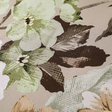 Cozy Floral Comforter Set, King Size, Quilted Warm Bedding with Pillowcases - Low Angle