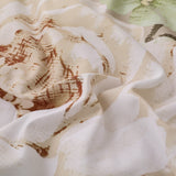 Cozy Floral Comforter Set, King Size, Quilted Warm Bedding with Pillowcases - Extra Image