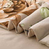 Cozy Floral Comforter Set, King Size, Quilted Warm Bedding with Pillowcases - Extra Image