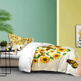 Airy Loft butterfly floral 3??iece Comforter Bundle ??Relaxed