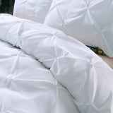 Minimal Mood white Comforter Collection – Modern 3‑Piece Set - 45-Degree Angle