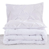 Minimal Mood white Comforter Collection – Modern 3‐Piece Set