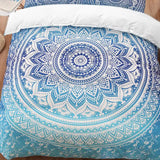 Dreamscape Sacred Circle Design Comforter Set – 3‑Pcs Refreshing - Front View