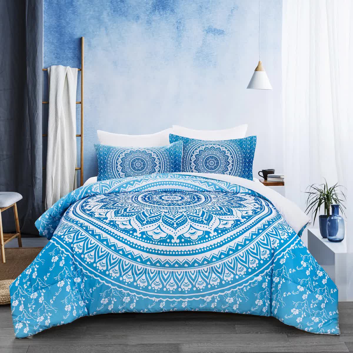 Dreamscape Sacred Circle Design Comforter Set ??3??cs Refreshing