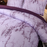 Ethereal Pastel Dreamy Lightweight 3 Pc Comforter & Pillow Cover Set - Side View