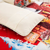 Holiday Cheer Christmas Queen Bedspread Set - Rear View