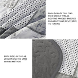 Nurturing Quilted Coverlet and Pillowcases Set: Perfect for Restful Sleep - Queen size - 45-Degree Angle