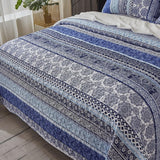 Sophisticated Quilted Coverlet and Pillowcases Set: A Timeless Addition - Queen size - 45-Degree Angle