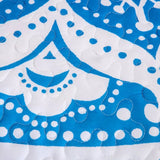 Xciting Quilted bedspread and pillowcovers set: Add Some Fun - Queen size - 45-Degree Angle