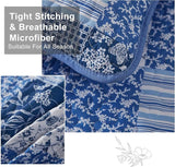 Vintage-Inspired Big Check Queen Bedding Set Cozy & Stylish - Side View
