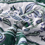 Breezy Tropical green Cozy 3 Pc Bedspread & Pillow Cover Set - Extra Image