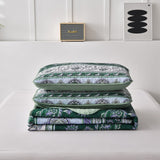 Breezy Tropical green Cozy 3 Pc Bedspread & Pillow Cover Set - Extra Image