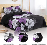 Majestic Quilted Bedspread and Pillowcases Set: Unmatched Beauty and Comfort - Queen size - Front View