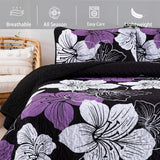 Majestic Quilted Bedspread and Pillowcases Set: Unmatched Beauty and Comfort - Queen size - Side View