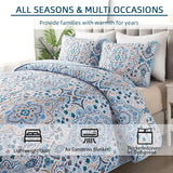 Tasteful Quilted Bedspread and Pillowcases Set: Subtle Sophistication for Your Space - Queen size - Side View