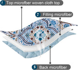 Tasteful Quilted Bedspread and Pillowcases Set: Subtle Sophistication for Your Space - Queen size - 45-Degree Angle