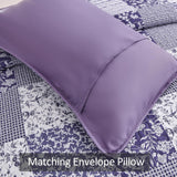 Harmonious Quilted bedspread and pillowcovers set: Perfect Balance of Style - Queen size - 45-Degree Angle