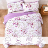 Unique Quilted bedspread and pillowcovers set: Stand Out in Style - Queen size - Side View