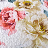 Vibrant Quilted Bedspread and Pillowcases Set: Add Color and Comfort to Your Space - Queen size - Side View