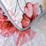 Vibrant Quilted Bedspread and Pillowcases Set: Add Color and Comfort to Your Space - Queen size - 45-Degree Angle