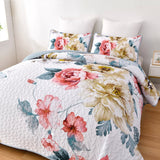 Vibrant Quilted Bedspread and Pillowcases Set: Add Color and Comfort to Your Space - Queen size - Extra Image