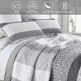 Bespoke Quilted Bedspread and Pillowcases Set: Tailored Luxury for Your Home - Queen size - 45-Degree Angle