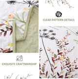 Decorative Quilted Coverlet and Pillowcases Set: Elevate Your Home Decor - Queen size - Rear View