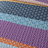 Quirky Quilted coverlet and pillowcovers set: Add Personality to Your Space - Queen size - Close-Up Angle