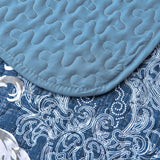 Alluring Quilted bedspread and pillowcovers set: Luxurious Bedroom Addition - Queen size - Extra Image