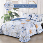 Quietude Quilted coverlet and pillowcovers set: Perfect for Relaxation - Queen size, image 3