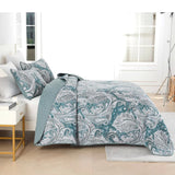 Vintage Quilted bedspread and pillowcovers set: Nostalgic Appeal - Queen size - Extra Image