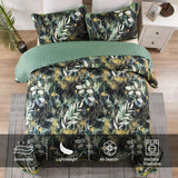 Lush Quilted coverlet and pillowcovers set: Soft and Cozy Feel - Queen size - Top-Down View