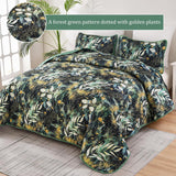 Lush Quilted coverlet and pillowcovers set: Soft and Cozy Feel - Queen size - 45-Degree Angle