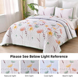 Intricate Quilted Coverlet and Pillowcases Set: A Work of Art for Your Bedroom - Queen size - Top-Down View