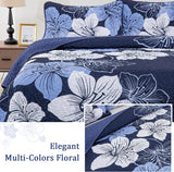 Lavish Quilted Coverlet and Pillowcases Set: Luxurious Comfort for Your Bed - Queen size - Side View