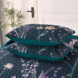 Abstract Quilted coverlet and pillowcovers set: Unique and Artistic - Queen size - 45-Degree Angle