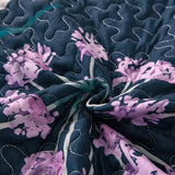 Abstract Quilted coverlet and pillowcovers set: Unique and Artistic - Queen size - Extra Image