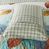 Majestic Quilted bedspread and pillowcovers set: Enhance Your Sleep Experience - Queen size - Low Angle