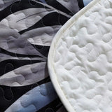 Whimsical Quilted bedspread and pillowcovers set: Add Fun to Your Space - Queen size - Top-Down View