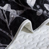Whimsical Quilted bedspread and pillowcovers set: Add Fun to Your Space - Queen size - 45-Degree Angle