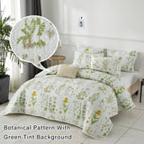 Artistic Quilted coverlet and pillowcovers set: Unleash Your Creativity - Queen size - Front View
