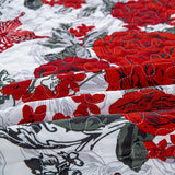 Youthful Quilted coverlet and pillowcovers set: Fresh and Modern - Queen size - Top-Down View
