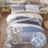 Ornate Quilted Bedspread and Pillowcases Set: Beautifully Crafted for Luxury - Queen size - Top-Down View