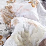 Zen Quilted bedspread and pillowcovers set: Find Your Inner Peace - Queen size - Rear View