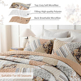 Transcendent Quilted bedspread and pillowcovers set: Elevated Comfort - Queen size - Top-Down View