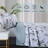 Yearning Quilted coverlet and pillowcovers set: For a Better Night's Sleep - Queen size - Front View