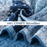 Charming Quilted coverlet and pillowcovers set: Timeless Appeal - Queen size - Top-Down View