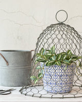 casa-verde-garden-cloche-zinc-31-x-33cm - Front View