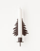 casa-verde-xmas-tree-wall-sconce-9-x-19cm-rust - Front View