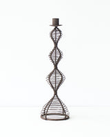 casa-verde-wire-candlestick-dakar-antique-rust-30cm